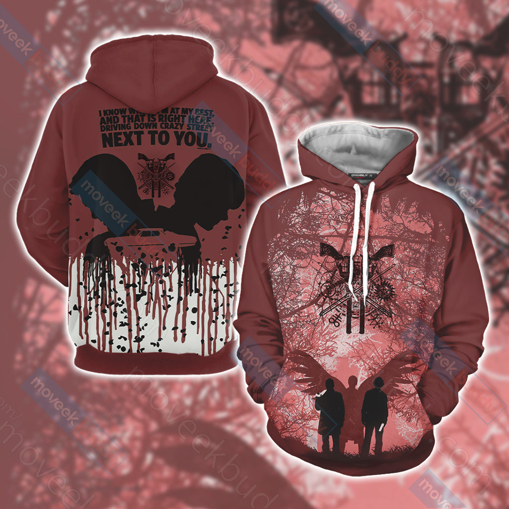 Supernatural Unisex 3D T-shirt Hoodie
