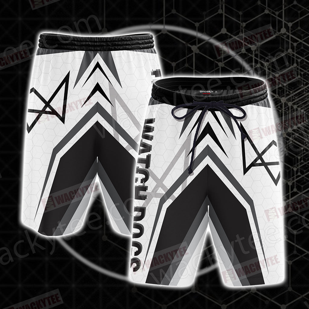 Watch Dogs Unisex 3D T-shirt Beach Shorts