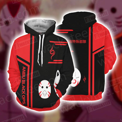 Naruto Anbu Unisex 3D T-shirt Hoodie
