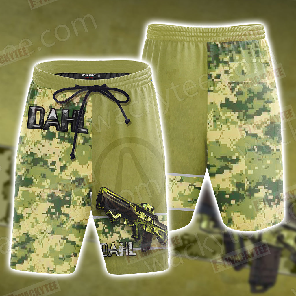 Borderlands Dahl Unisex 3D T-shirt Beach Shorts