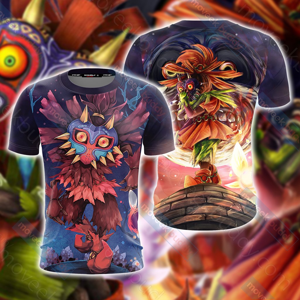 The Legend Of Zelda Skull Kid 3D T-shirt Hoodie T-shirt