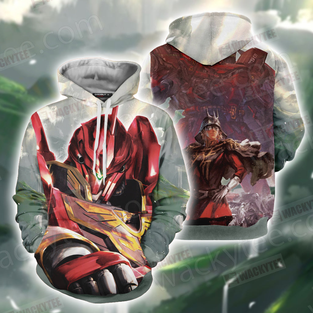 Mobile Suit Gundam Sinanju 3D T-shirt Hoodie