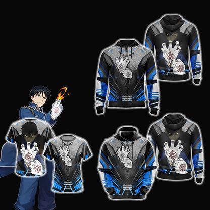 Fullmetal Alchemist - Roy Mustang Unisex 3D T-shirt   