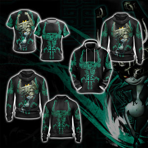 Legend of Zelda - Midna New Style Unisex Zip Up Hoodie   