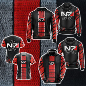 Mass Effect - N7 New Version Unisex 3D T-shirt   