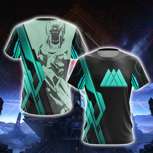 Destiny Warlock New Look Unisex 3D Hoodie T-Shirt Zip up Hoodie T-shirt S 