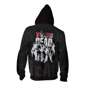 The Walking Dead 3D Zip Up Hoodie   