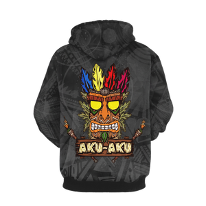 Crash Bandicoot - Aku Aku Unisex 3D T-shirt   