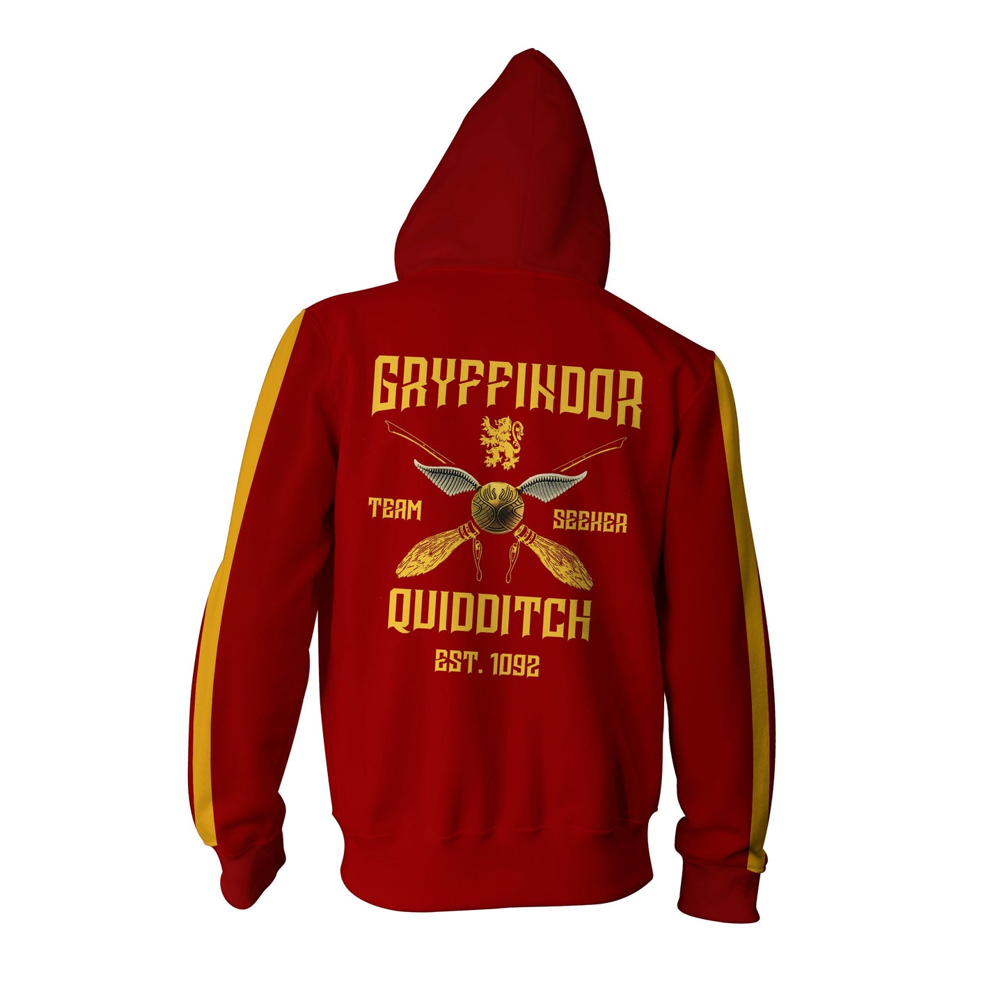 Gryffindor Quidditch Team Harry Potter Zip Up Hoodie