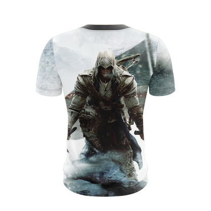 Assassin's Creed III Connor Cosplay Unisex 3D T-shirt