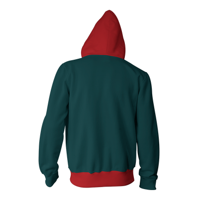 Spider-Man: Into the Spider-Verse Miles Morales New Look Cosplay Zip Up Hoodie Jacket