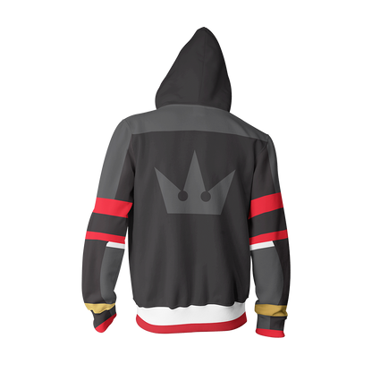 Kingdom Hearts III Sora Cosplay Zip Up Hoodie Jacket