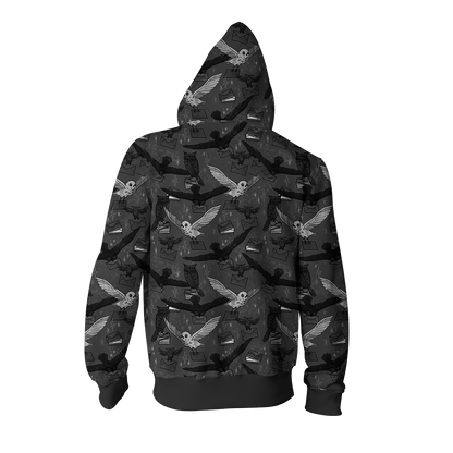 Hedwig Owl Seamless Harry Potter Unisex 3D T-shirt