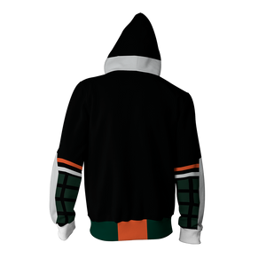 Boku No Hero Academia Katsuki Bakugou Cosplay Zip Up Hoodie Jacket   