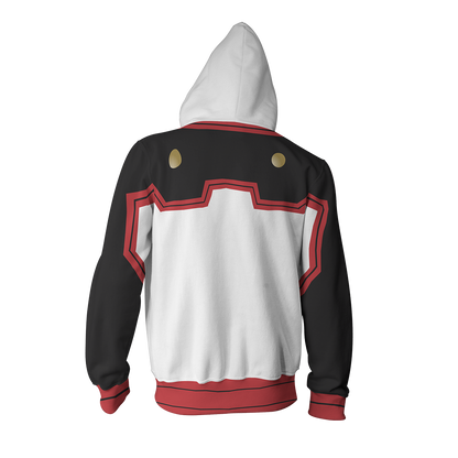 Sword Art Online The Movie Asuna Cosplay Zip Up Hoodie Jacket