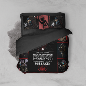 Destiny Cayde-6 Procrastination Stop You From Making A Terrible Mistake 3D Bed Set Twin (3PCS)  