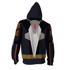 The Wasp Cosplay Zip Up Hoodie Jacket   