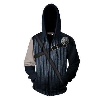 Final Fantasy VII Cloud Strife Cosplay Zip Up Hoodie Jacket
