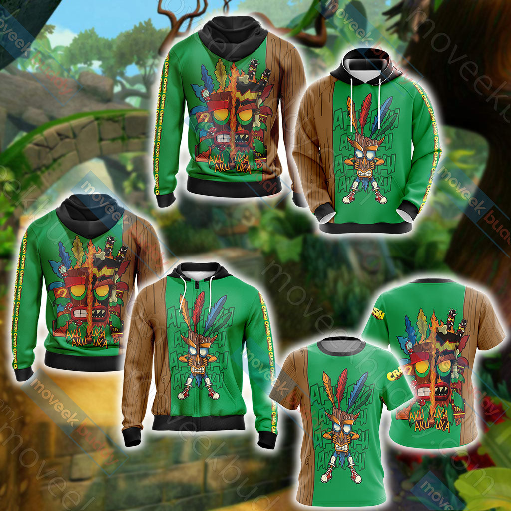 Crash Bandicoot New Unisex 3D T-shirt