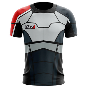 N7 Mass Effect 3 Cosplay Unisex 3D T-shirt   