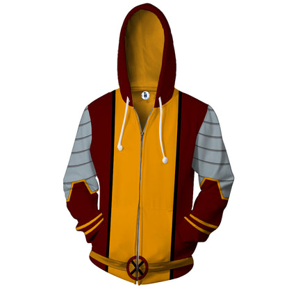 X-Men Piotr Rasputin Cosplay Zip Up Hoodie Jacket