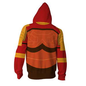 Okoye Cosplay Zip Up Hoodie Jacket   