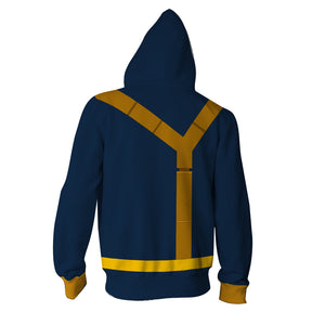 Cyclops (Scott Summers) Cosplay Zip Up Hoodie Jacket   