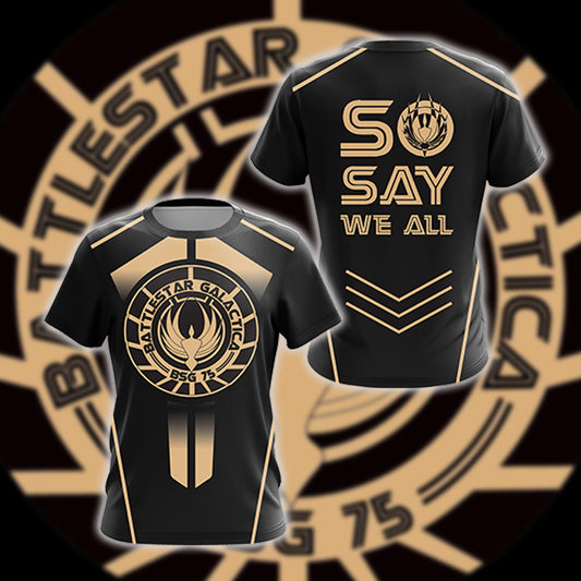Battlestar Galactica New Look Unisex 3D T-shirt