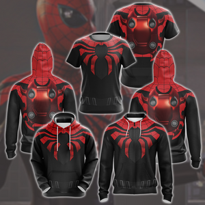 Spider-Man 2 Peter Parker Superior Suit Cosplay Video Game All Over Printed T-shirt Tank Top Zip Hoodie Pullover Hoodie Hawaiian Shirt Beach Shorts Joggers   