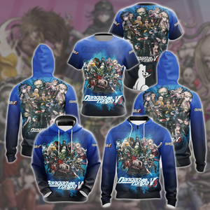 Danganronpa 3 Video Game All Over Printed T-shirt Tank Top Zip Hoodie Pullover Hoodie Hawaiian Shirt Beach Shorts Joggers   