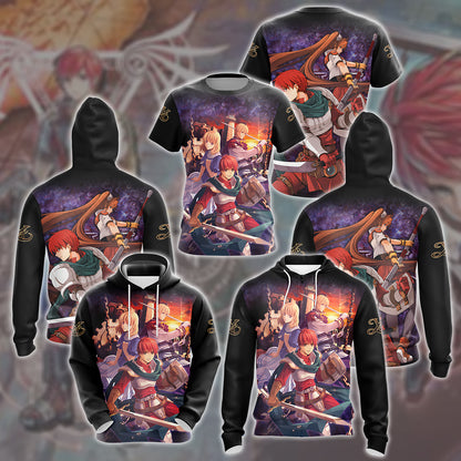 Ys Adol Christin Video Game All Over Printed T-shirt Tank Top Zip Hoodie Pullover Hoodie Hawaiian Shirt Beach Shorts Joggers