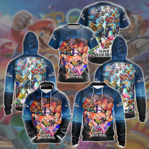 Super Smash Bros. Video Game All Over Printed T-shirt Tank Top Zip Hoodie Pullover Hoodie Hawaiian Shirt Beach Shorts Joggers   