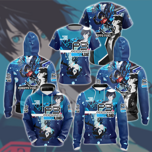 Persona 3 Reload Makoto Yuki Video Game All Over Printed T-shirt Tank Top Zip Hoodie Pullover Hoodie Hawaiian Shirt Beach Shorts Joggers   