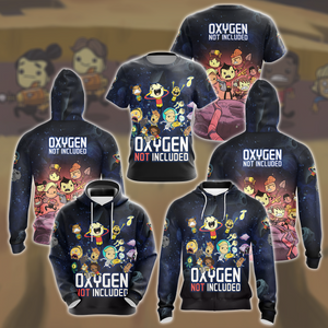 Oxygen not Included Video Game All Over Printed T-shirt Tank Top Zip Hoodie Pullover Hoodie Hawaiian Shirt Beach Shorts Joggers