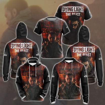 Dying Light: The Beast Video Game All Over Printed T-shirt Tank Top Zip Hoodie Pullover Hoodie Hawaiian Shirt Beach Shorts Joggers