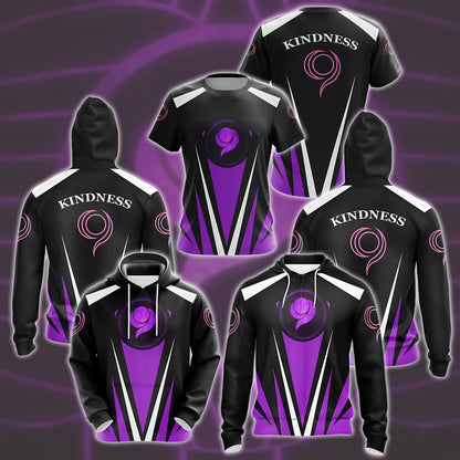 Digimon Crest Of Kindness Video Game All Over Printed T-shirt Tank Top Zip Hoodie Pullover Hoodie Hawaiian Shirt Beach Shorts Joggers