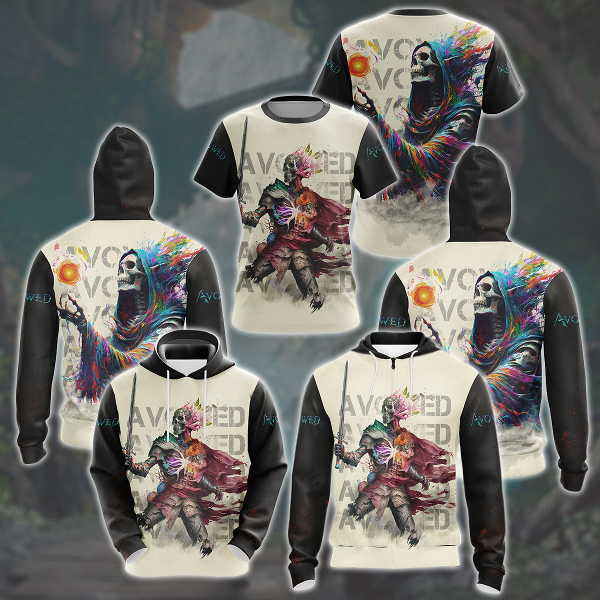 Avowed Video Game All Over Printed T-shirt Tank Top Zip Hoodie Pullover Hoodie Hawaiian Shirt Beach Shorts Joggers