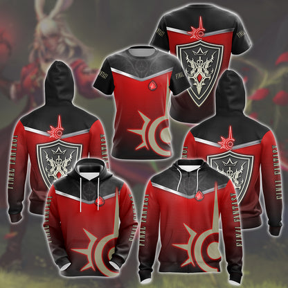 Final Fantasy Red Mage Video Game All Over Printed T-shirt Tank Top Zip Hoodie Pullover Hoodie Hawaiian Shirt Beach Shorts Joggers