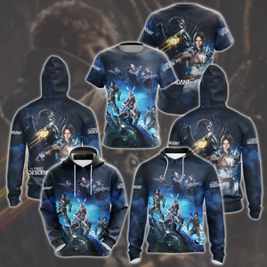 The First Descendant Video Game All Over Printed T-shirt Tank Top Zip Hoodie Pullover Hoodie Hawaiian Shirt Beach Shorts Joggers   