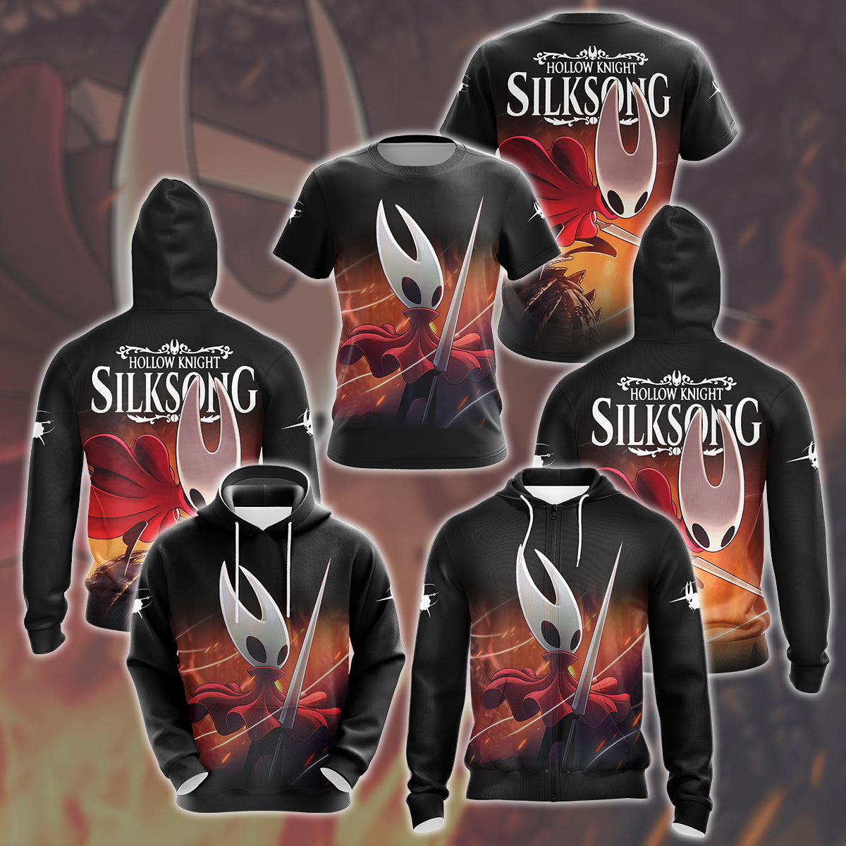 Felpa Con Cappuccio Unisex Con Orecchie Di Gatto 3D – Ispirata A Hollow Knight Silksong – Cosplay E Gioco Indie