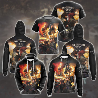 Clair Obscur: Expedition 33 Video Game All Over Printed T-shirt Tank Top Zip Hoodie Pullover Hoodie Hawaiian Shirt Beach Shorts Joggers