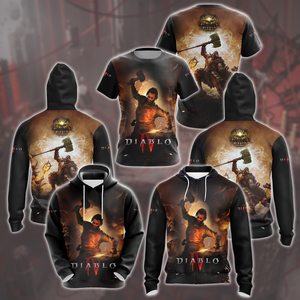 Diablo IV: Loot Reborn Video Game All Over Printed T-shirt Tank Top Zip Hoodie Pullover Hoodie Hawaiian Shirt Beach Shorts Joggers   