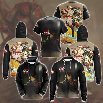 Shinobi: Art of Vengeance Video Game All Over Printed T-shirt Tank Top Zip Hoodie Pullover Hoodie Hawaiian Shirt Beach Shorts Joggers