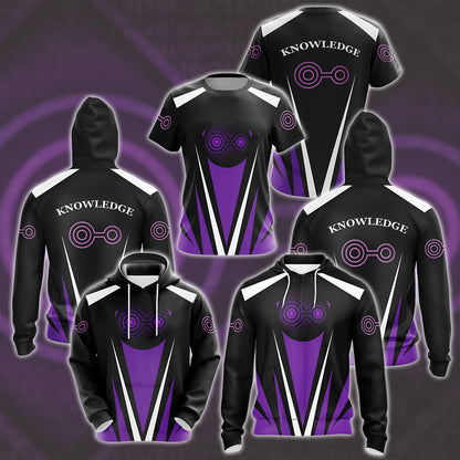 Digimon Crest Of Knowledge Video Game All Over Printed T-shirt Tank Top Zip Hoodie Pullover Hoodie Hawaiian Shirt Beach Shorts Joggers