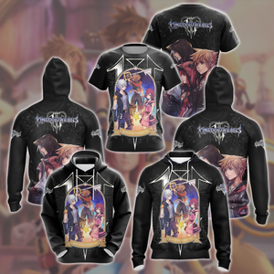 Kingdom Hearts 3 Video Game All Over Printed T-shirt Tank Top Zip Hoodie Pullover Hoodie Hawaiian Shirt Beach Shorts Joggers   