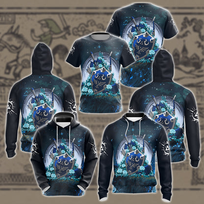 The Legend of Zelda Legendary Artifacts Video Game All Over Printed T-shirt Tank Top Zip Hoodie Pullover Hoodie Hawaiian Shirt Beach Shorts Joggers