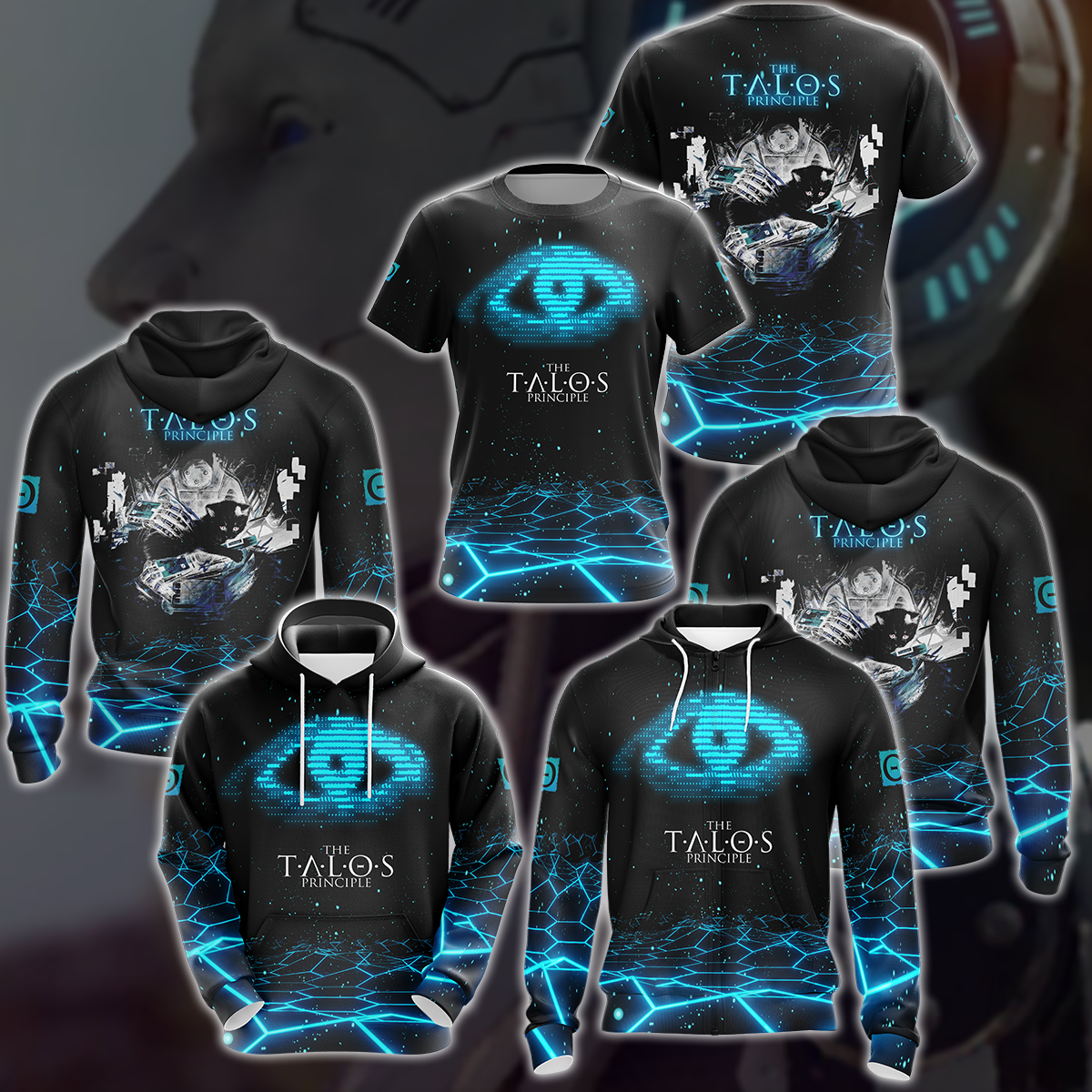 The Talos Principle Video Game 3D All Over Printed T-shirt Tank Top Zip Hoodie Pullover Hoodie Hawaiian Shirt Beach Shorts Jogger