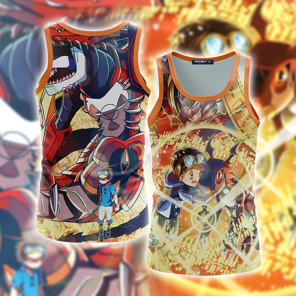 Digimon - Takato And Gallantmon Unisex 3D T-shirt Tank Top