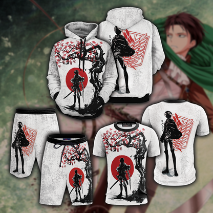 Attack On Titan: Levi New Version Unisex 3D T-shirt