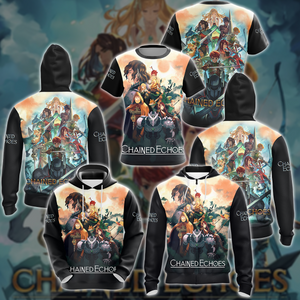 Chained Echoes Video Game 3D All Over Printed T-shirt Tank Top Zip Hoodie Pullover Hoodie Hawaiian Shirt Beach Shorts Joggers   